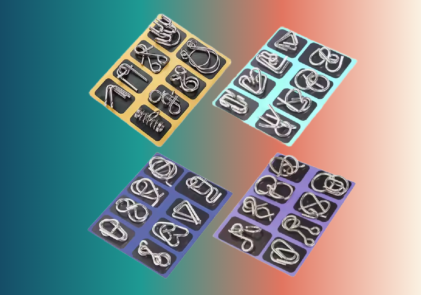 Twist & Tangle – Metal Wire Puzzle Set